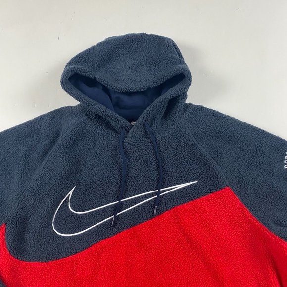 Nike Two-Tone Fleece Hoodie - Picture 3 of 12